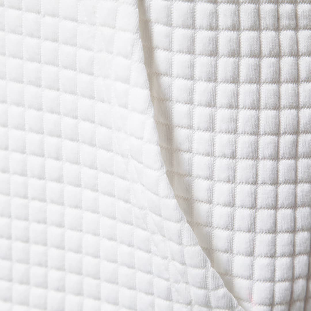 Walter| Quilted hoodie - White / S