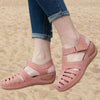 Conny | Cut-Out Leather Sandals with Ankle Strap