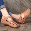 Conny | Cut-Out Leather Sandals with Ankle Strap
