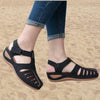 Conny | Cut-Out Leather Sandals with Ankle Strap