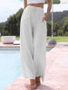 Trixie | Elegant linen trousers - White / S
