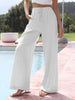 Trixie | Elegant linen trousers - White / S