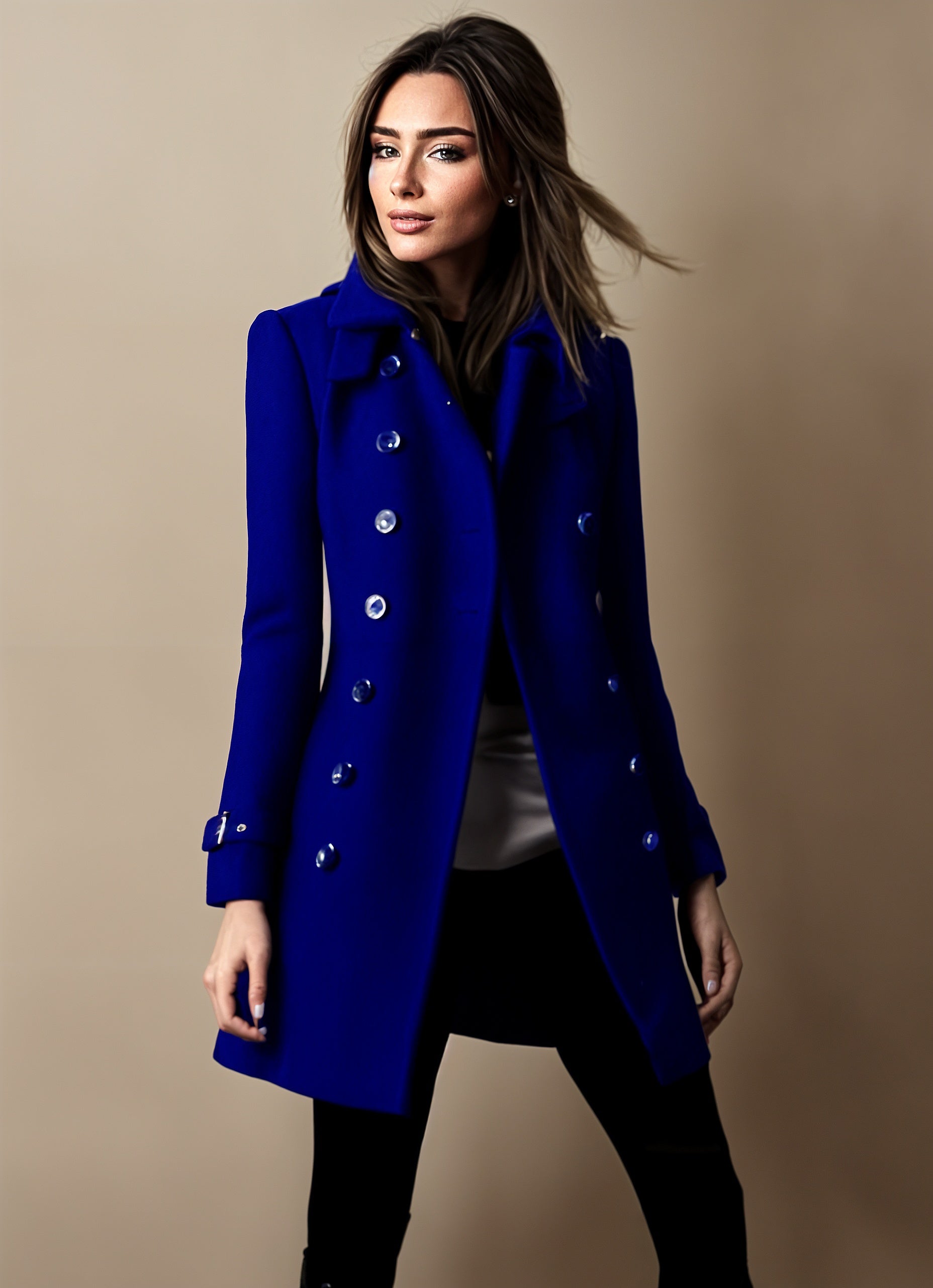 Nichole™ | Classic Chic Coat - Blue / S