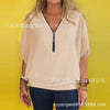 Shine | Elegant Zip-Up Blouse Shirt