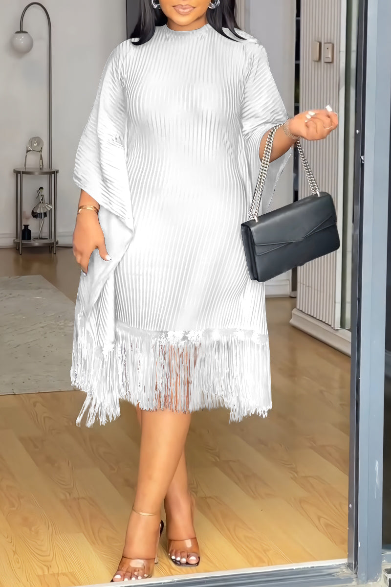 Sandy | Figure-Flattering Ribbed Dress