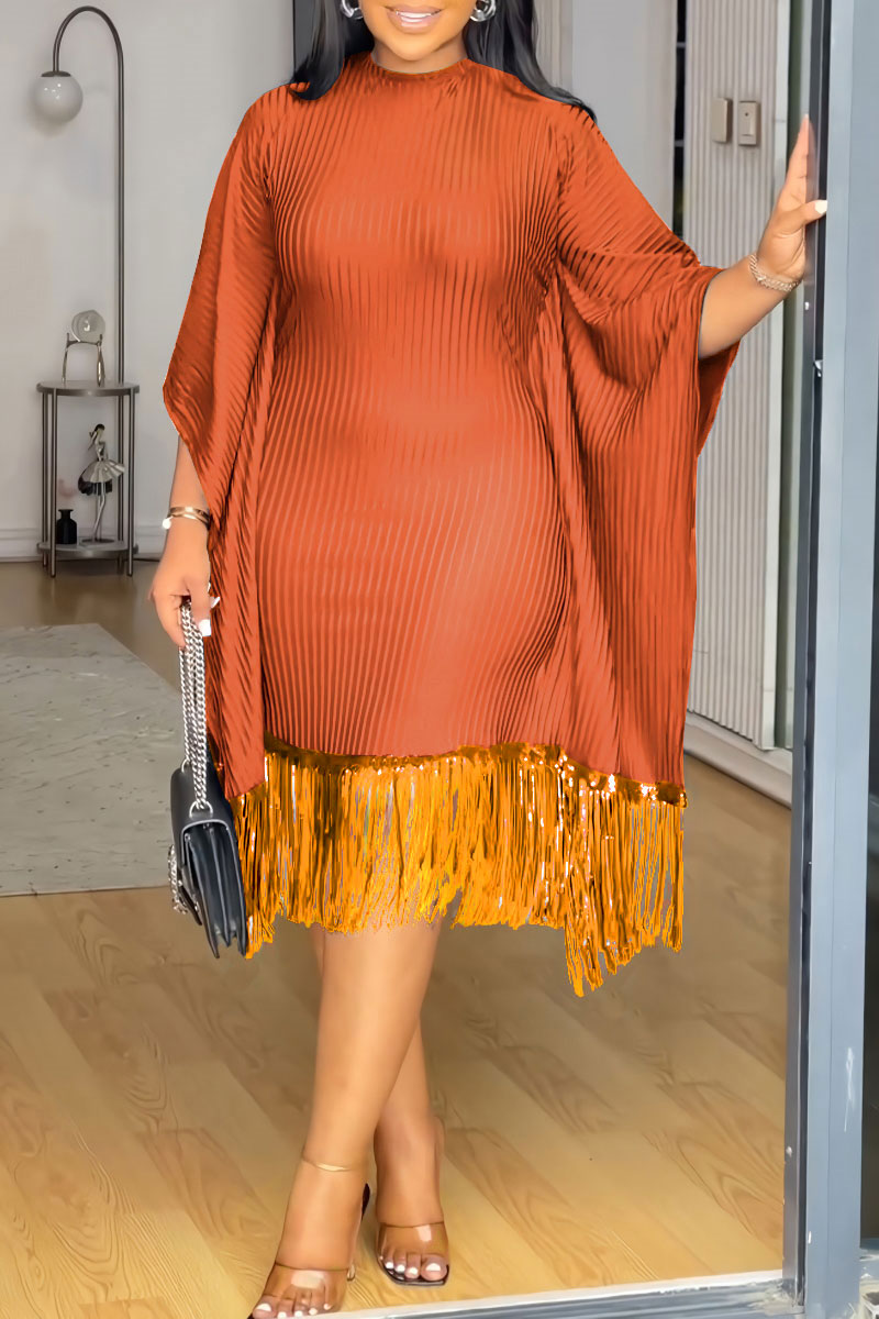 Sandy | Figure-Flattering Ribbed Dress