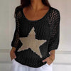 Erizabeth | Stylish Crochet Mesh Top with Round Neck