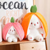 Shape-shifting cuddly rabbit | Easter discount - carrot rabbit / 18cm