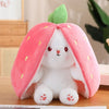 Shape-shifting cuddly bunny | Easter discount - Strawberry rabbit / 18cm