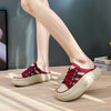 SnugFeet™ - Women's half slippers with closed toe area
