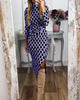 Kyllie | Glamour fish scale slit dress