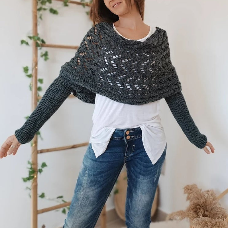 Kelly | Soft and comfortable ChicWrap - Navy blue / 250cm &amp; 37cm