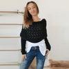 Kelly | Soft and comfortable ChicWrap - Black / 250cm & 37cm