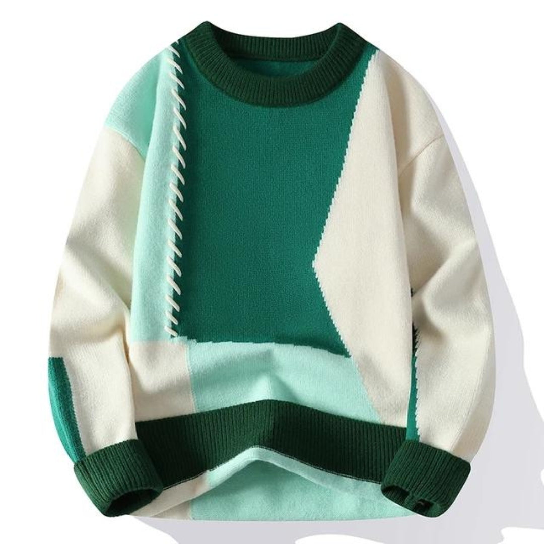 Tom™ - Stylish hooded jumper - Light green / XS