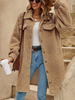 Sally™ - Autumn & winter fleece thick jacket - Khaki / S