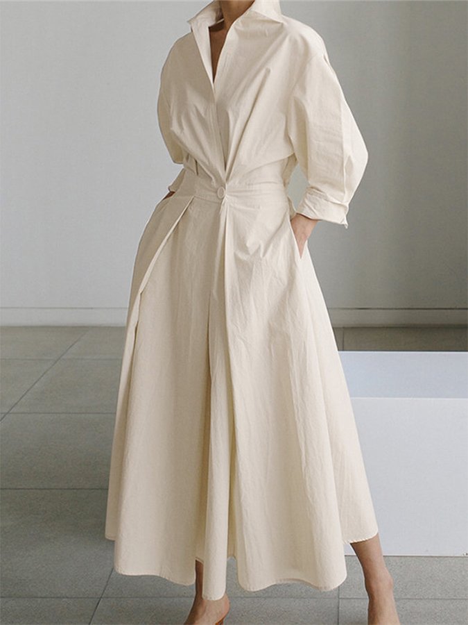Genevieve| Elegant maxi dress with a flowing cut