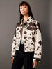 Lianora™ - Patterned leather jacket - S