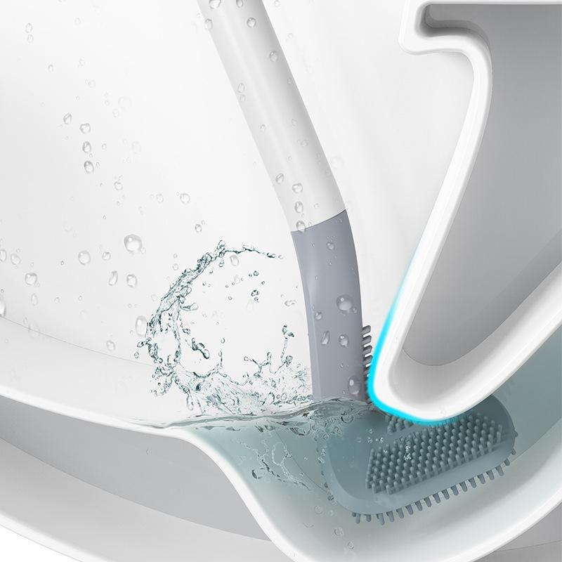 ToilettenMeister™ | The new era of the toilet brush | BUNDLE DISCOUNT TODAY! - with holder / White