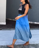 Tayla | Ombre Sleeveless Midi Dress