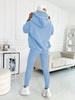 Romy | Three-piece casual set - Baby Blue / S