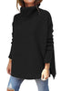 Annie™ | Oversized turtleneck jumper - Black / S