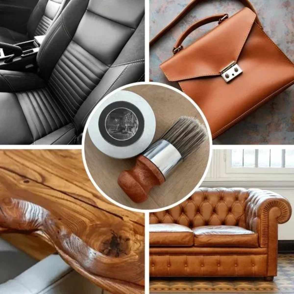LederLeben™ | Natural Revive & Protect Leather Balm 65 ml - 1 balm + 1 FREE brush