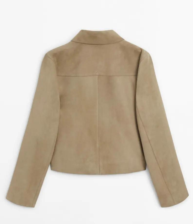 Danika™ - Classic suede jacket - XS
