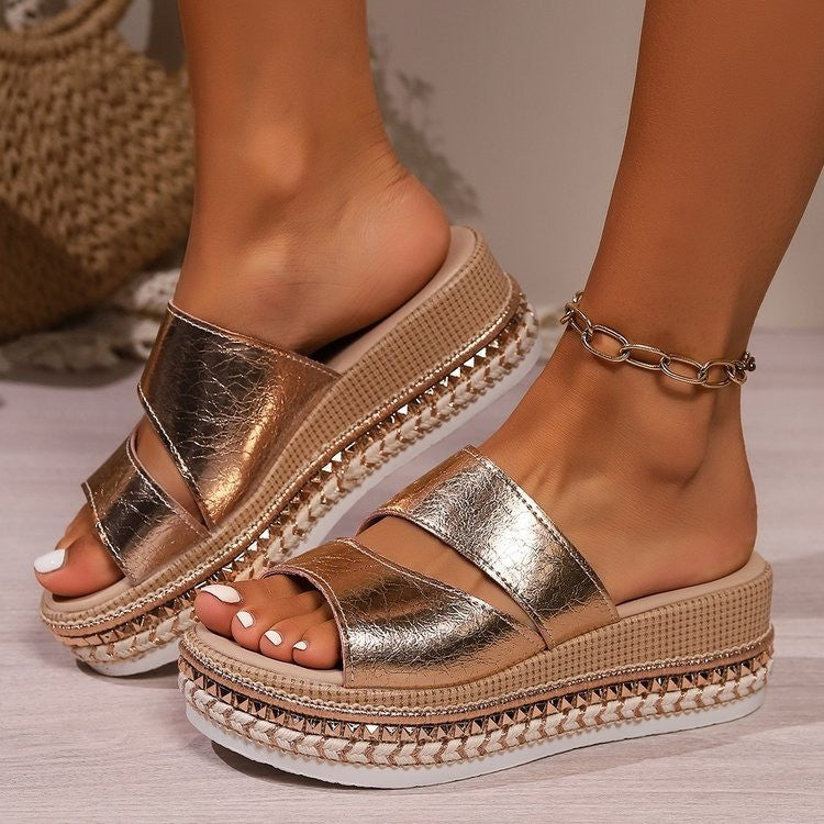 Aika | Comfortable Platform Sandals in Mallorca design