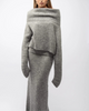 Fiona™ | Knitted two-piece set - Grey / XS