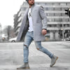 Newman™ - Elegant long woollen feather duster - Grey / XS