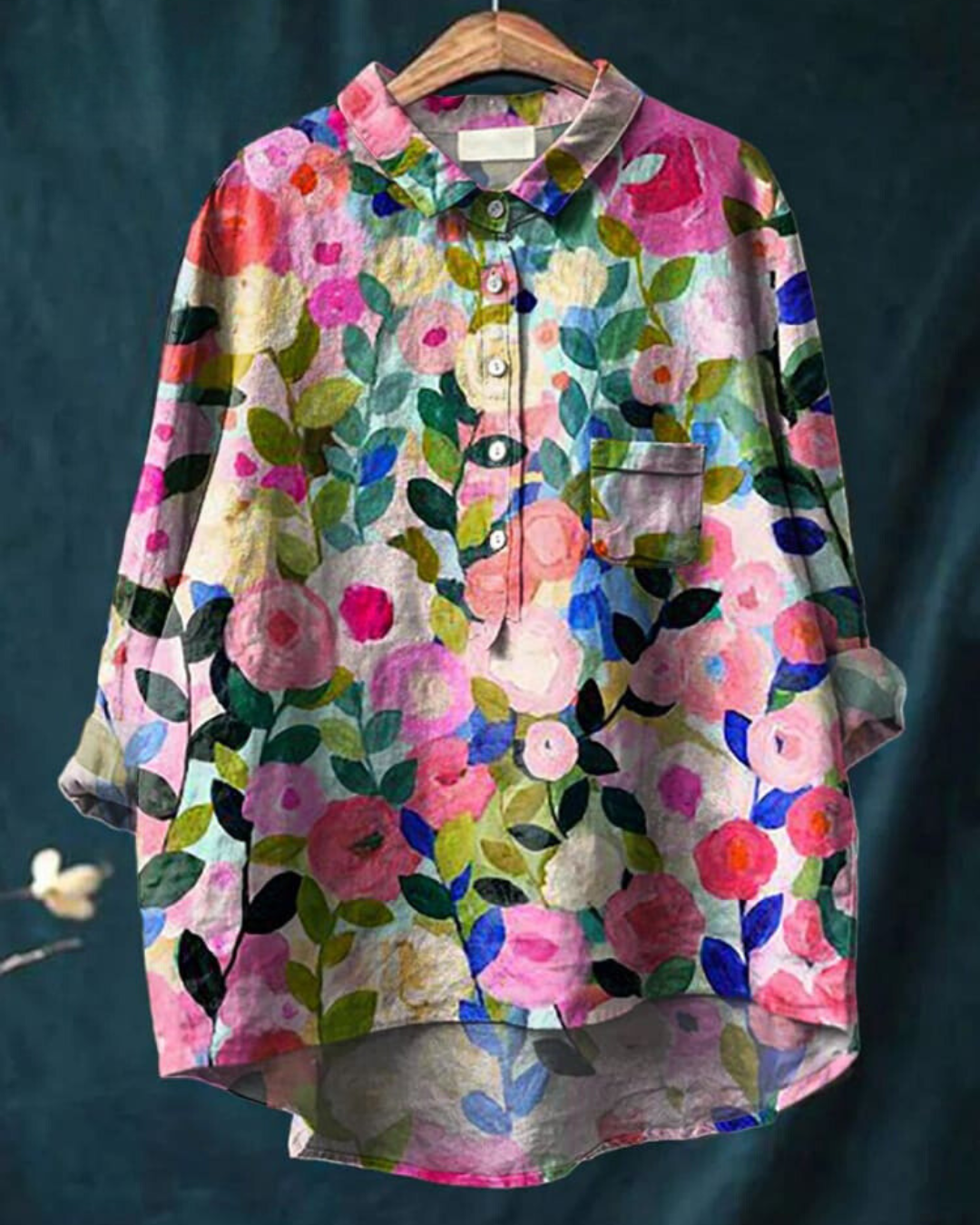 Mavee | Airy Blouse with Floral Pattern