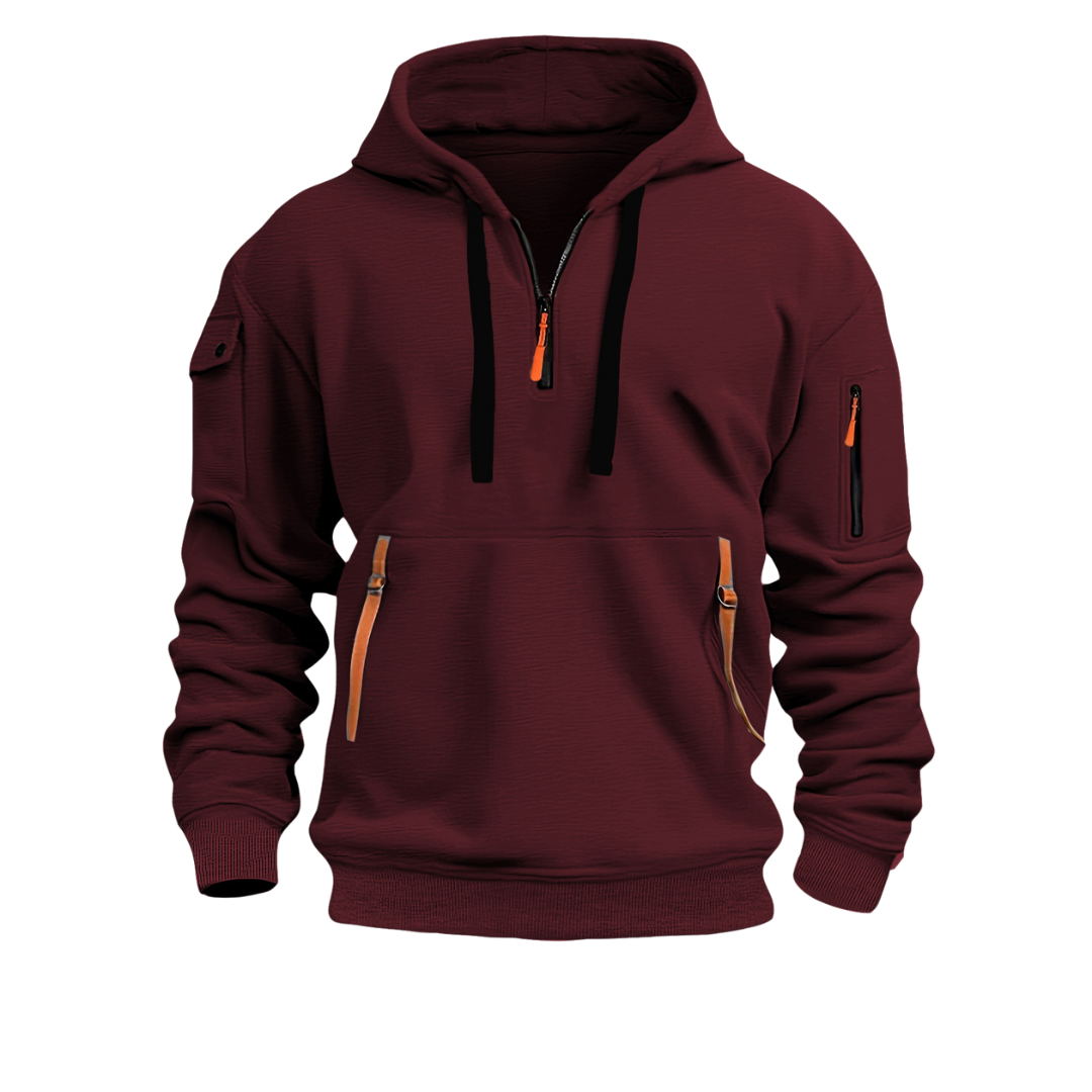 Sven™ - Casual hoodie - Red / S