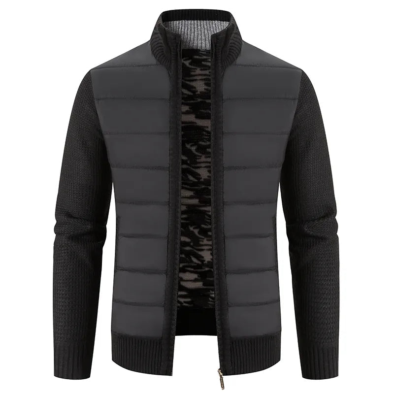 NordicWarm™ - Cosy winter knitted waistcoat - Black / M