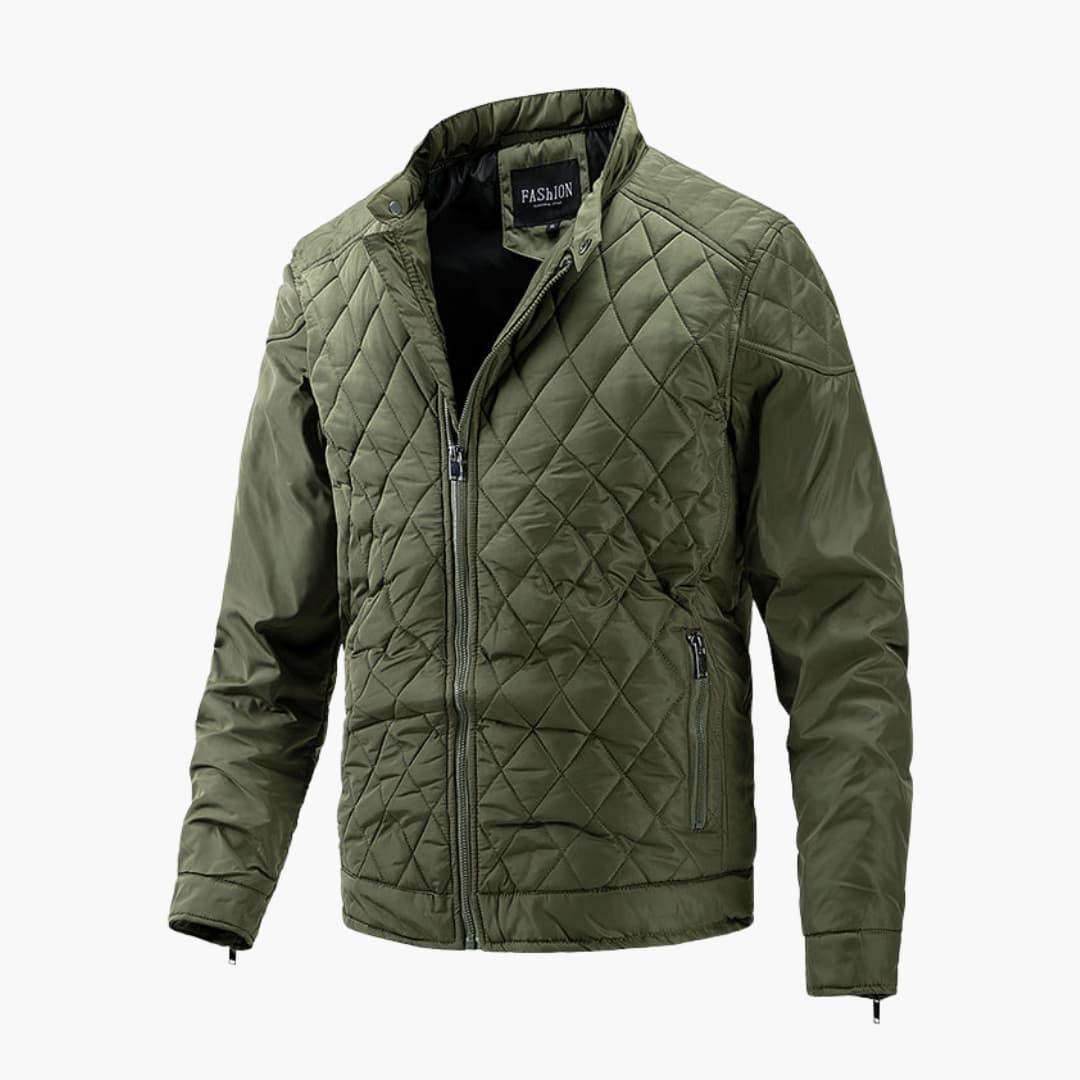 Lian™ - Stylish checked jacket - Jacket & Coats - Green / XS