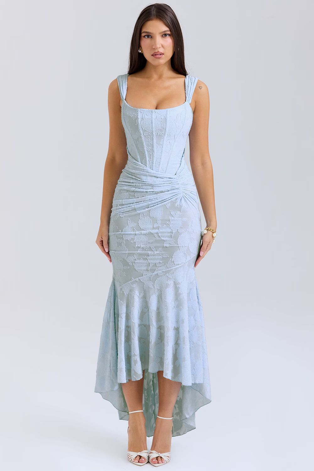 Selina | Enchanting Dress with Floral Elegance