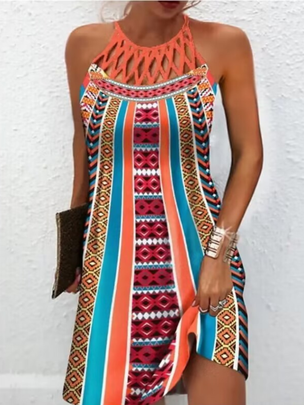 Athena | Casual Halter Sundress for Women