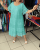Maren | Summer dress with lace embroidery