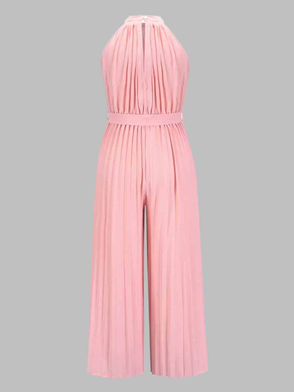 Elen | Pleated Jumpsuit with Halter Neck