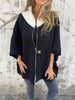 Mika | Casual jacket with high collar - Jacket - White / S