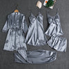 Rowena | Ice Silk Nightgown for Women in a 5-Pack