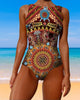 Jazz | Paisley Sleeveless One-Piece Swimsuit