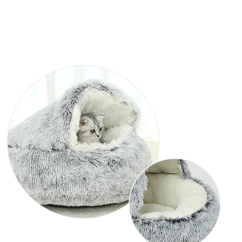 Fluffy Träumen™ - Where your furry friends dream in comfort - Grey / 40cm