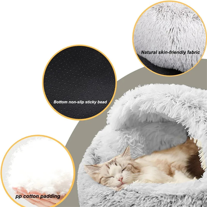 Fluffy Träumen™ - Where your furry friends dream in comfort - Grey / 40cm