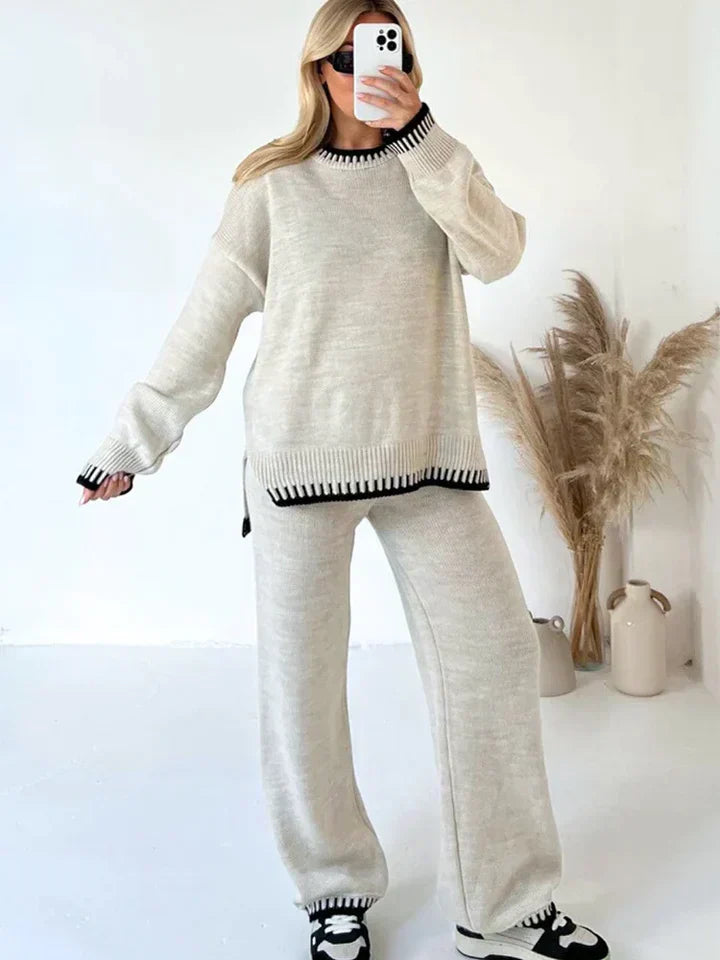 Ayla™ Comfortable women's ensemble - Beige / S