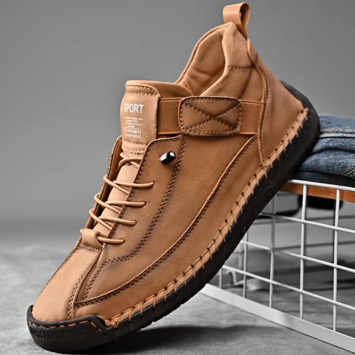 Aldric™ - Off-road shoes with grip - Black / 38