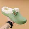 Noa™ | Cosy winter slippers - green / 35-36