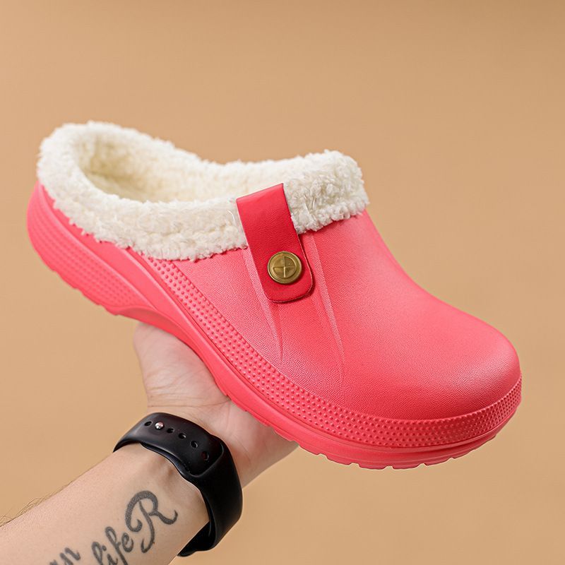 Noa™ | Cosy winter slippers - black grey / 35-36