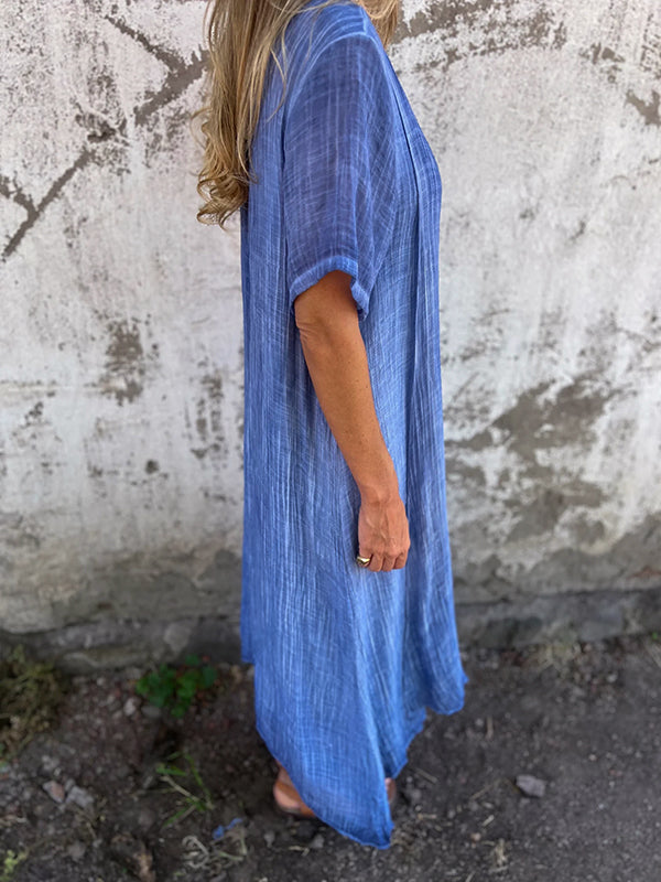 Nova | Comfortable V-Neck Dress with Loose Fit