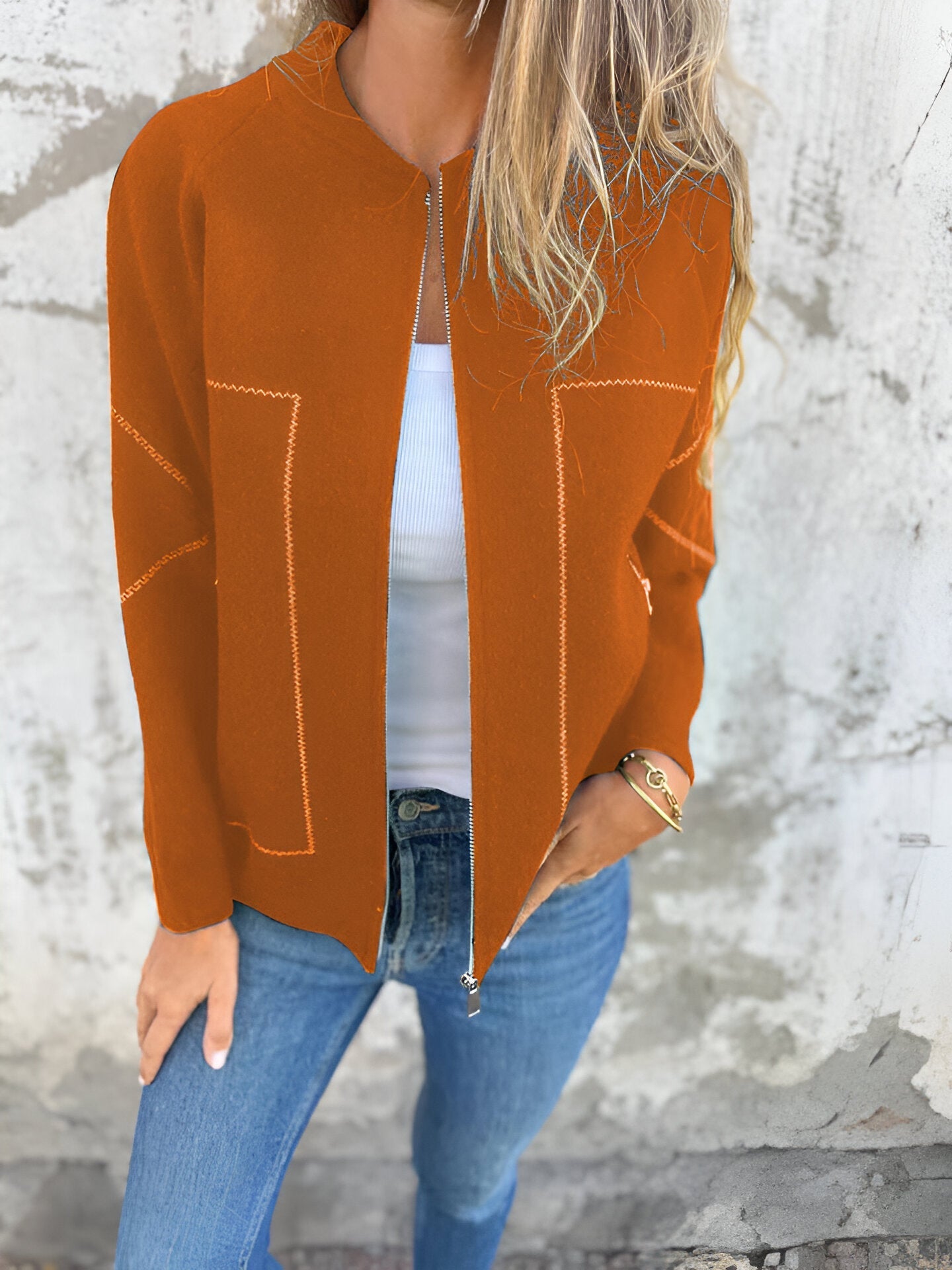 FRE™ | stylish jacket - Orange / S