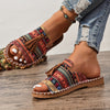 Priya | Fringe-Embellished Ethnic Flat Sandals